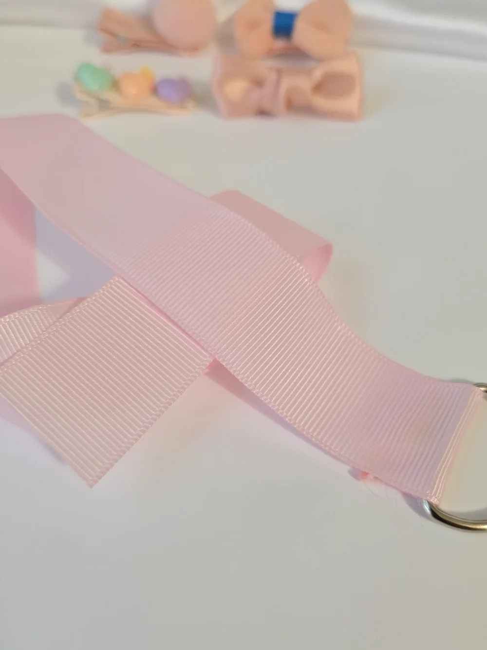 18pc-Girls Hair Accessory Gift Set - Cute Bow & Flower Clips-Peach
